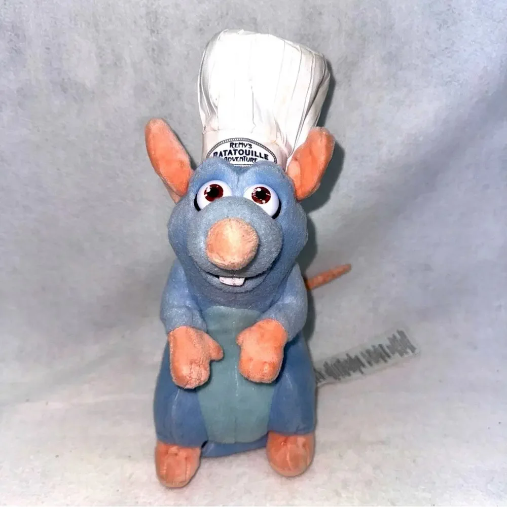 Disney Parks Remy's Ratatouille Adventure Talking Plush Speaks English & French